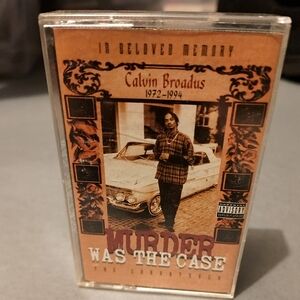 Vintage Snoop Dogg "Murder Was The Case" Cassette Tape 1995